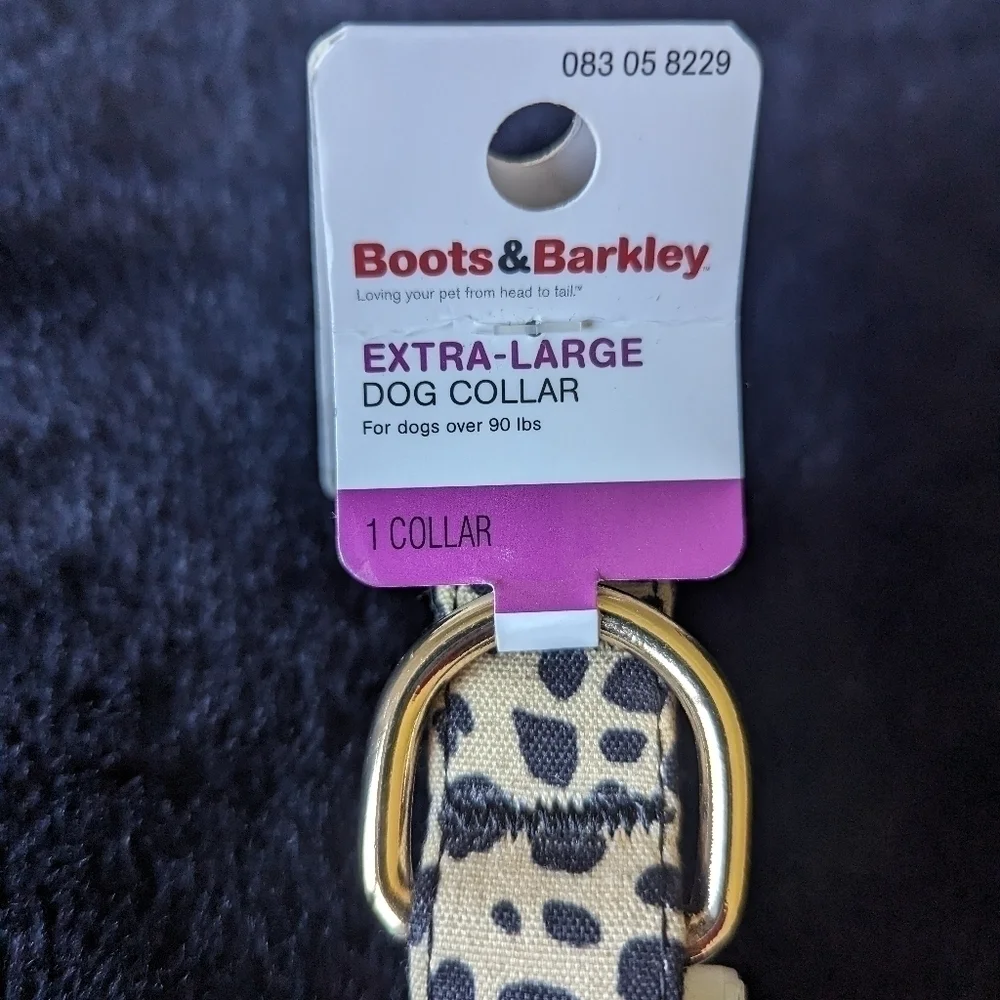 Cheetah Print Dog Collar XL